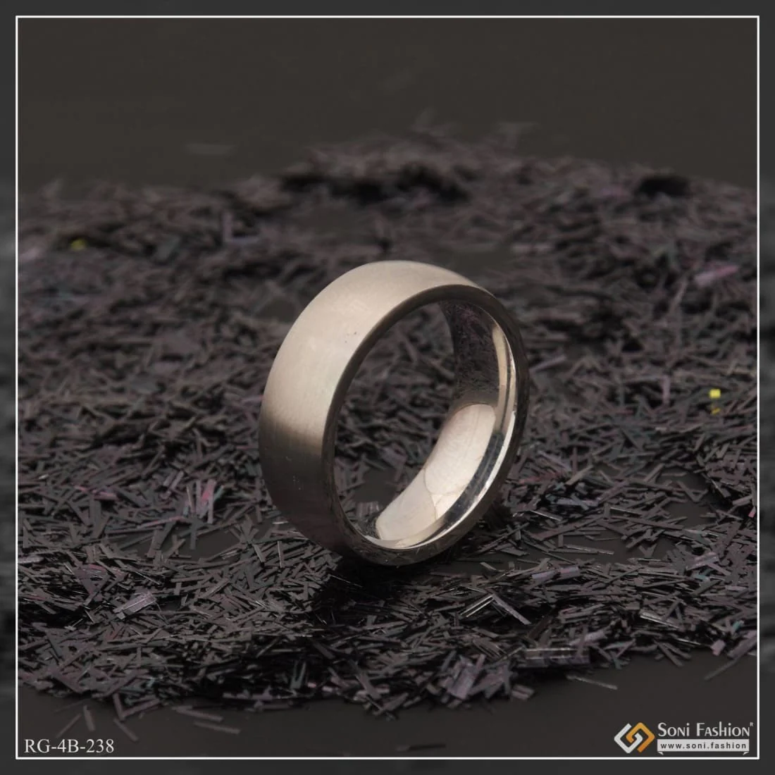 Silver Exquisite Design High-Quality Fashionable Design Ring for Men - Style B238 - Image 3