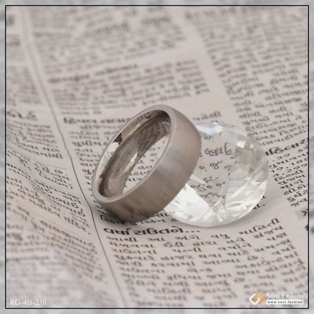 Silver Exquisite Design High-Quality Fashionable Design Ring for Men - Style B238 - Image 5