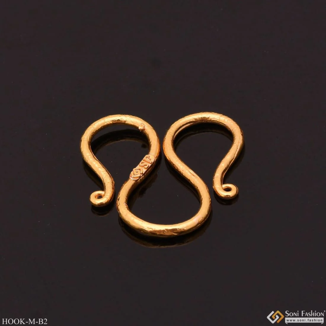 Big Size - M/w Hook For Chain - Gold Plated - Design 2 - Image 6