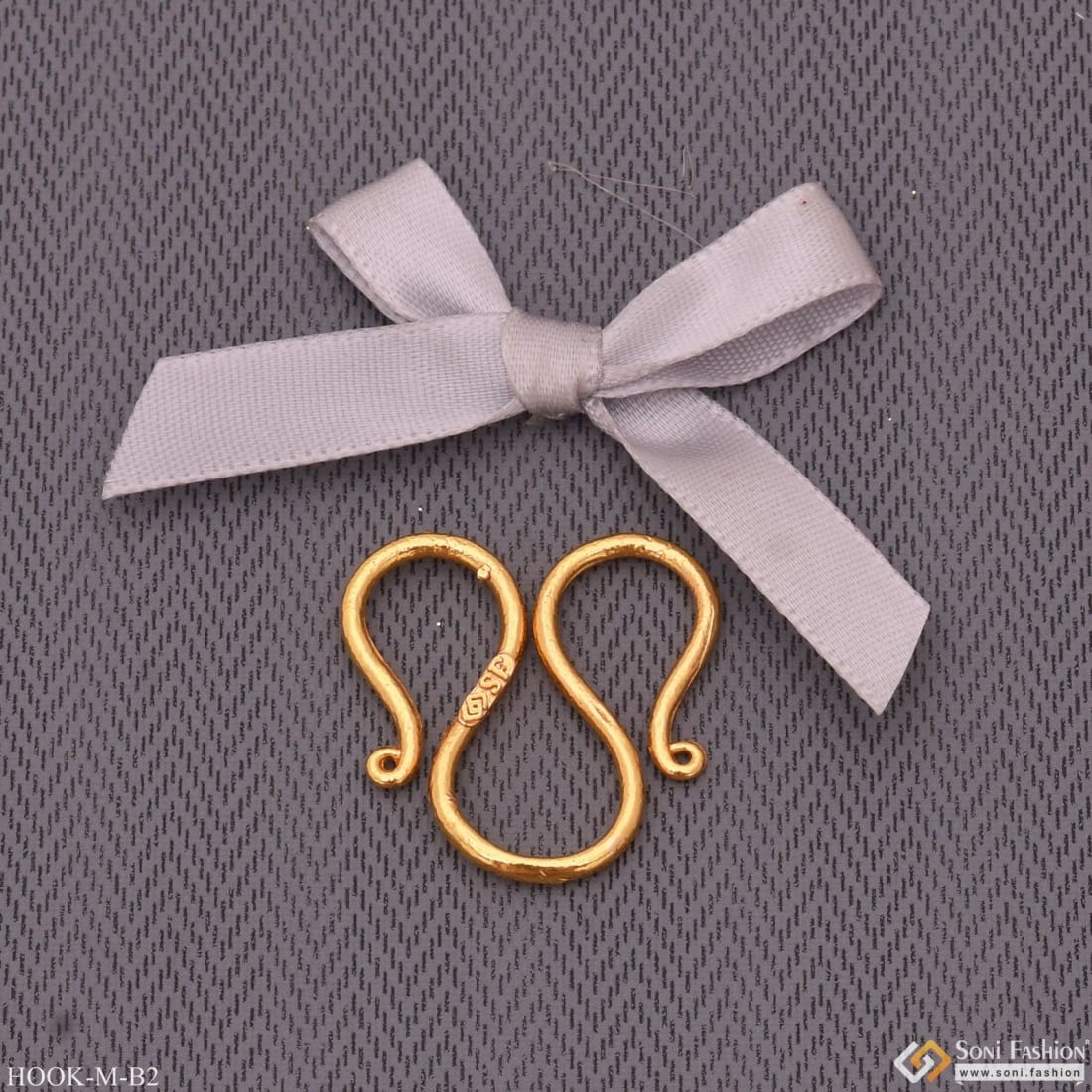 Big Size - M/w Hook For Chain - Gold Plated - Design 2 - Image 7