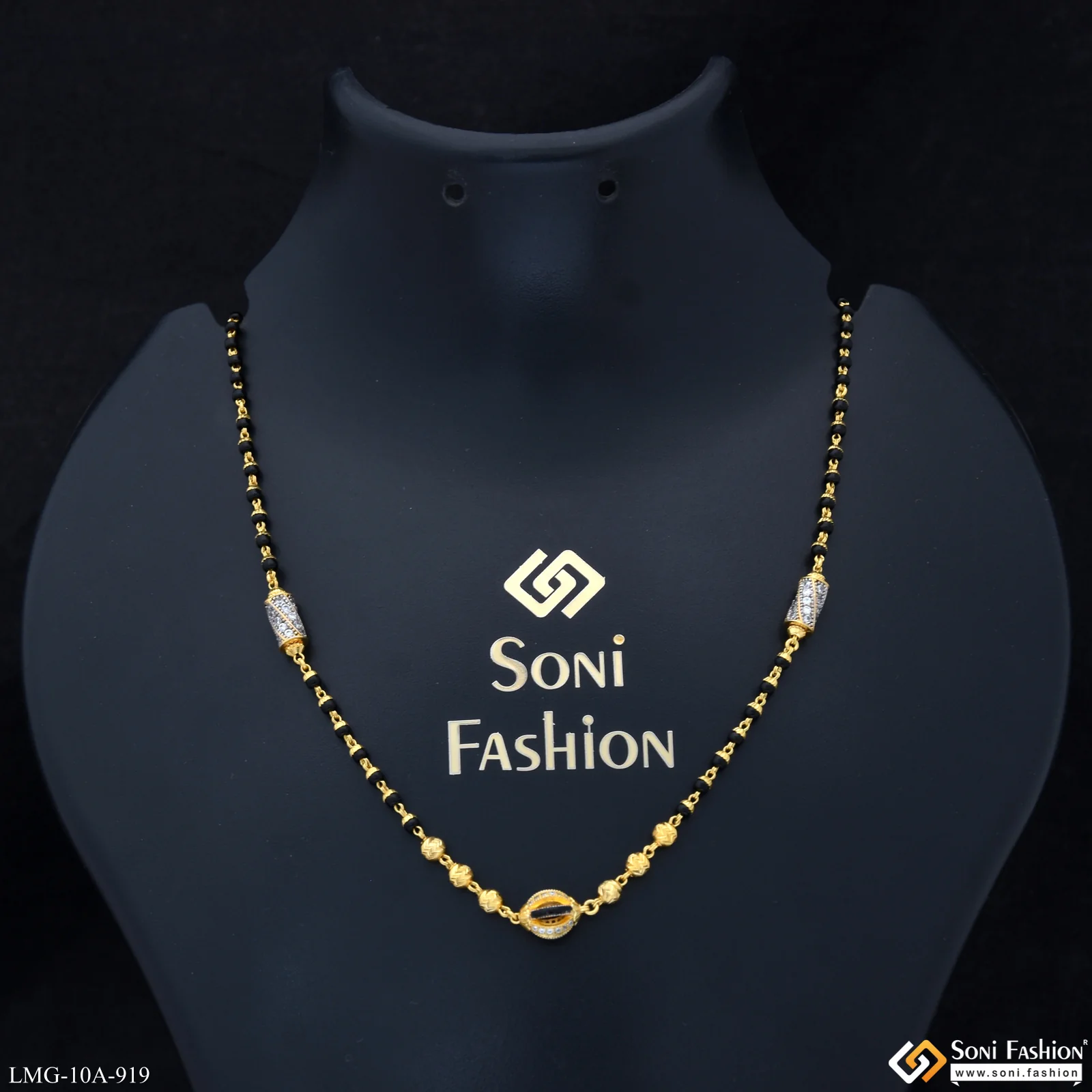 Sparkling Design Gold Plated Mangalsutra for Women - Style A919
