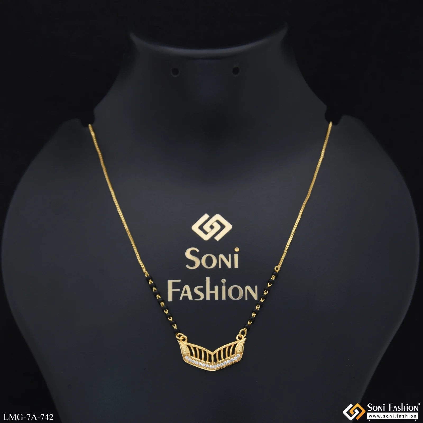 Superior Quality Gold Plated Mangalsutra for Women - Style A742