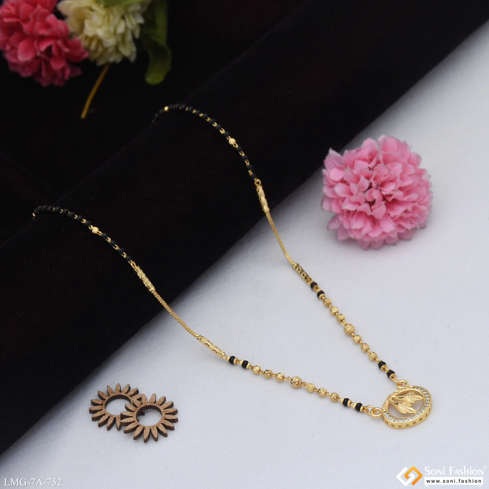 Superior Quality Gold Plated Mangalsutra for Women - Style A752 - Image 4