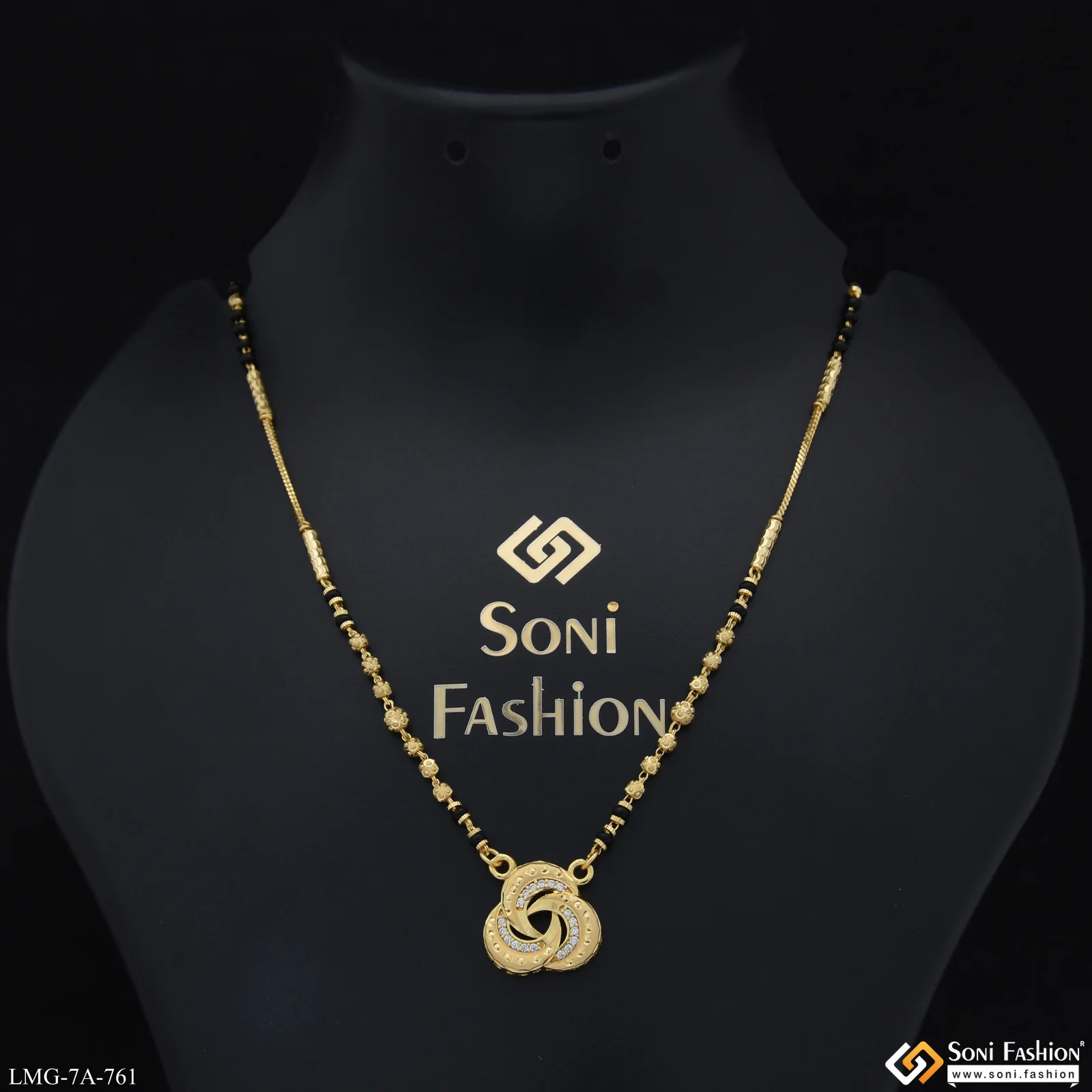 Superior Quality Gold Plated Mangalsutra for Women - Style A761