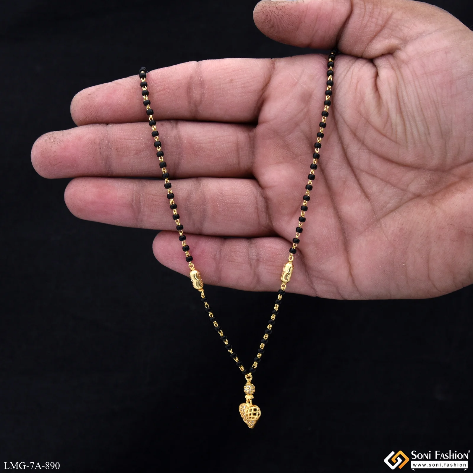Superior Quality Gold Plated Mangalsutra for Women - Style A890 - Image 2