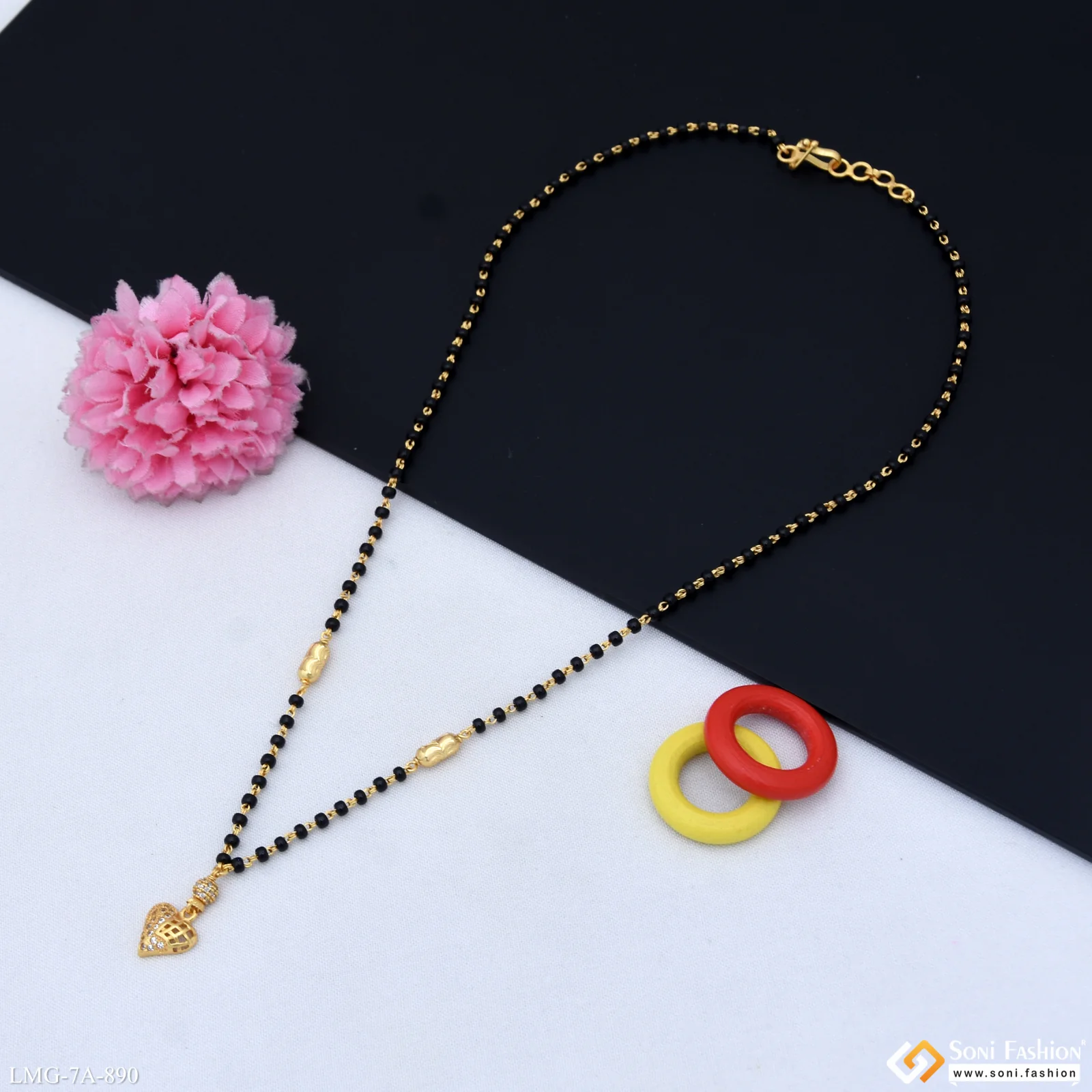 Superior Quality Gold Plated Mangalsutra for Women - Style A890 - Image 3