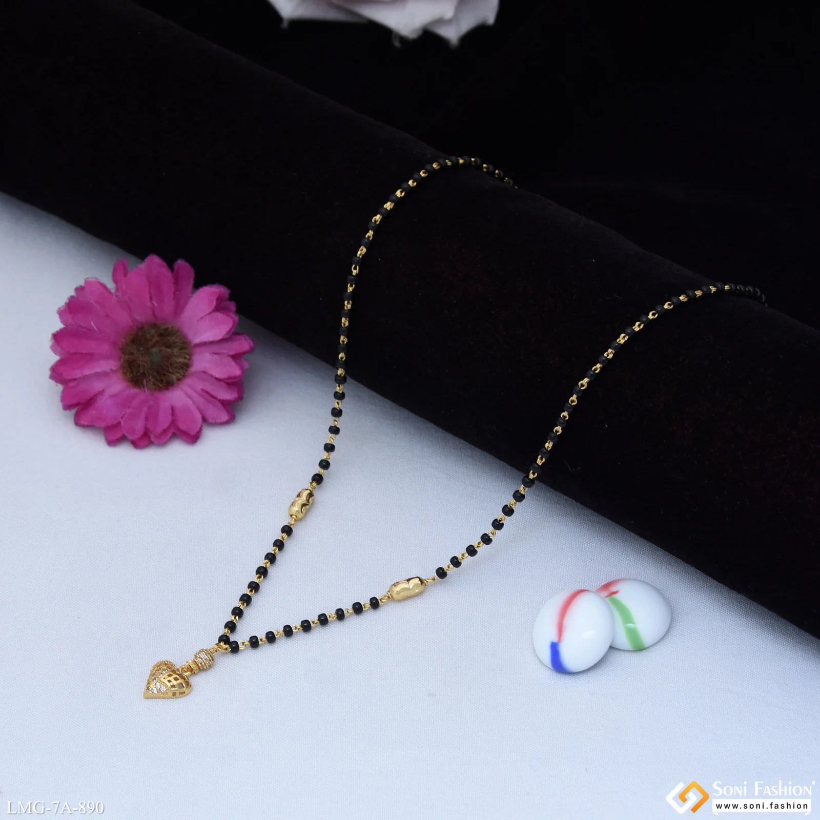 Superior Quality Gold Plated Mangalsutra for Women - Style A890 - Image 4