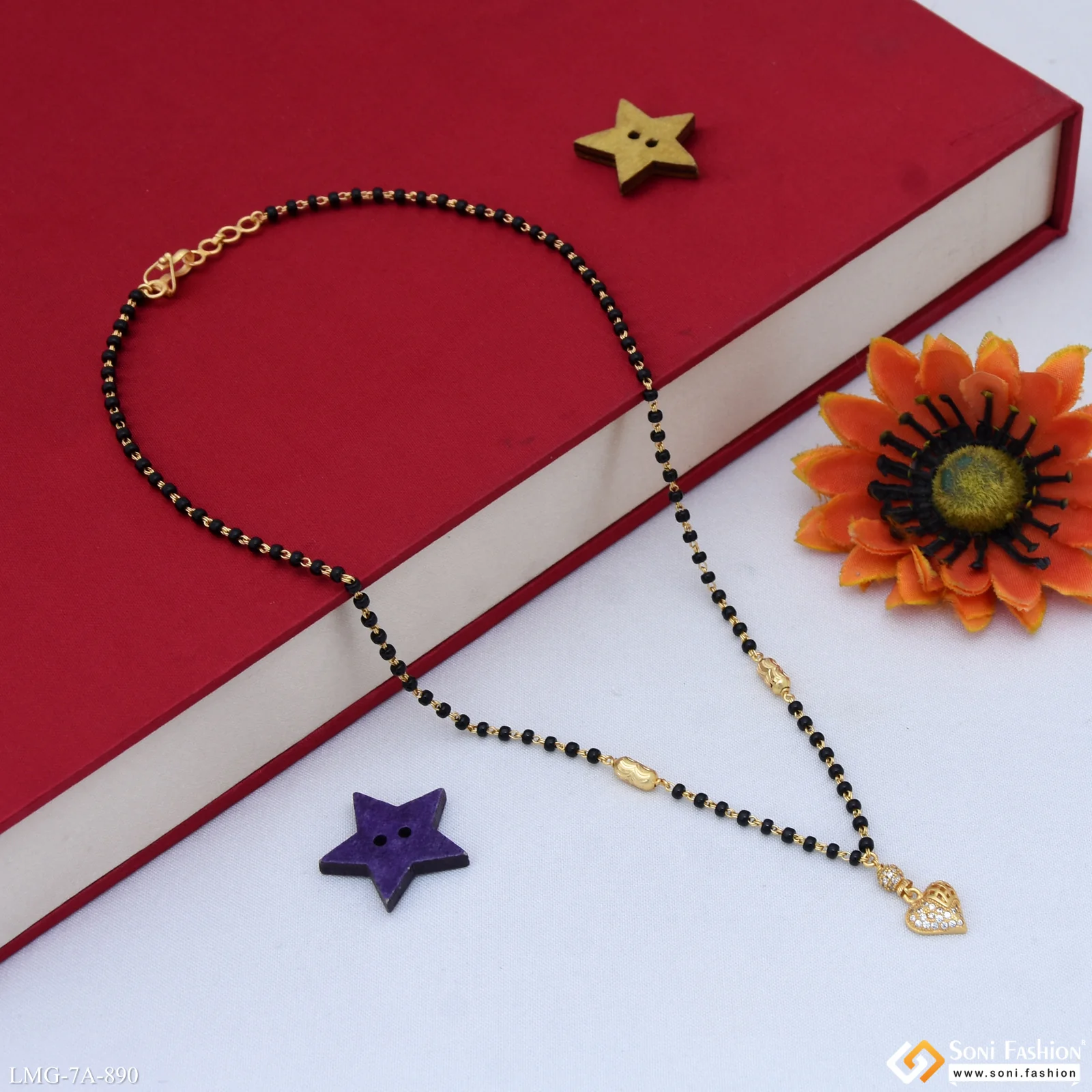 Superior Quality Gold Plated Mangalsutra for Women - Style A890 - Image 5