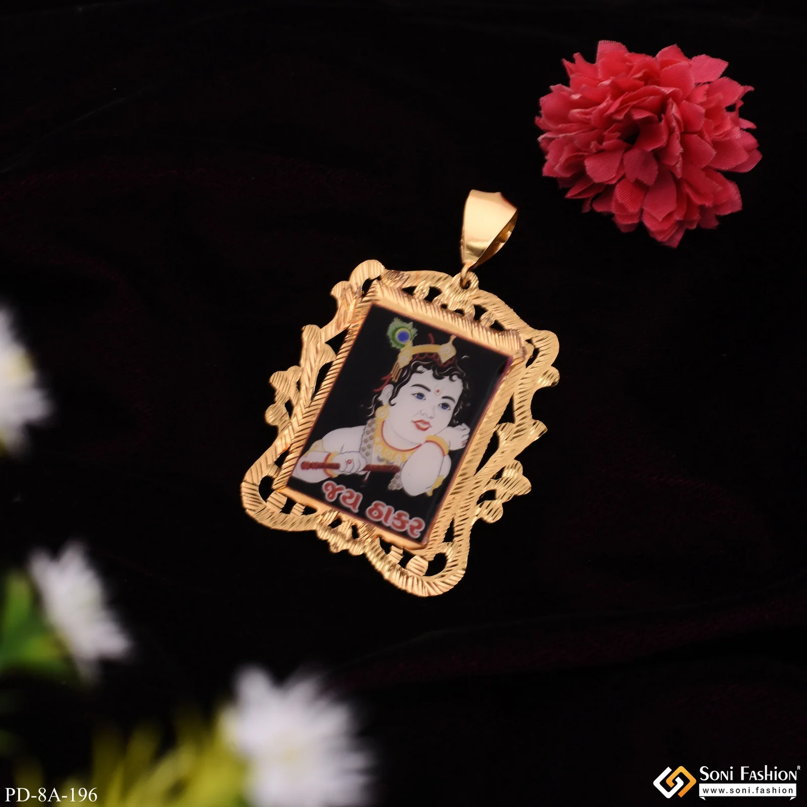 Jay Thakar Handmade Photo Charming Design Gold Plated Pendant For Men - Style A196 - Image 7