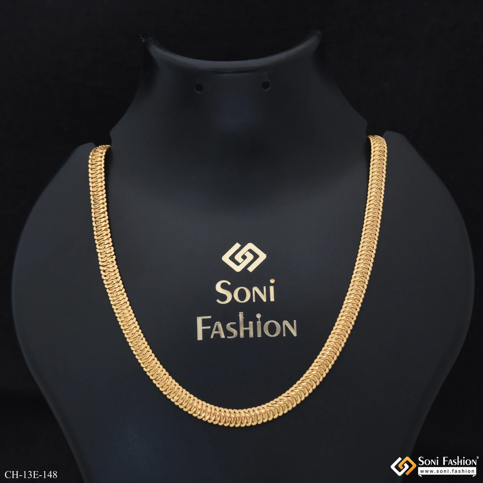 Trending Design Gold Plated Snake Chain for Men - Style E148