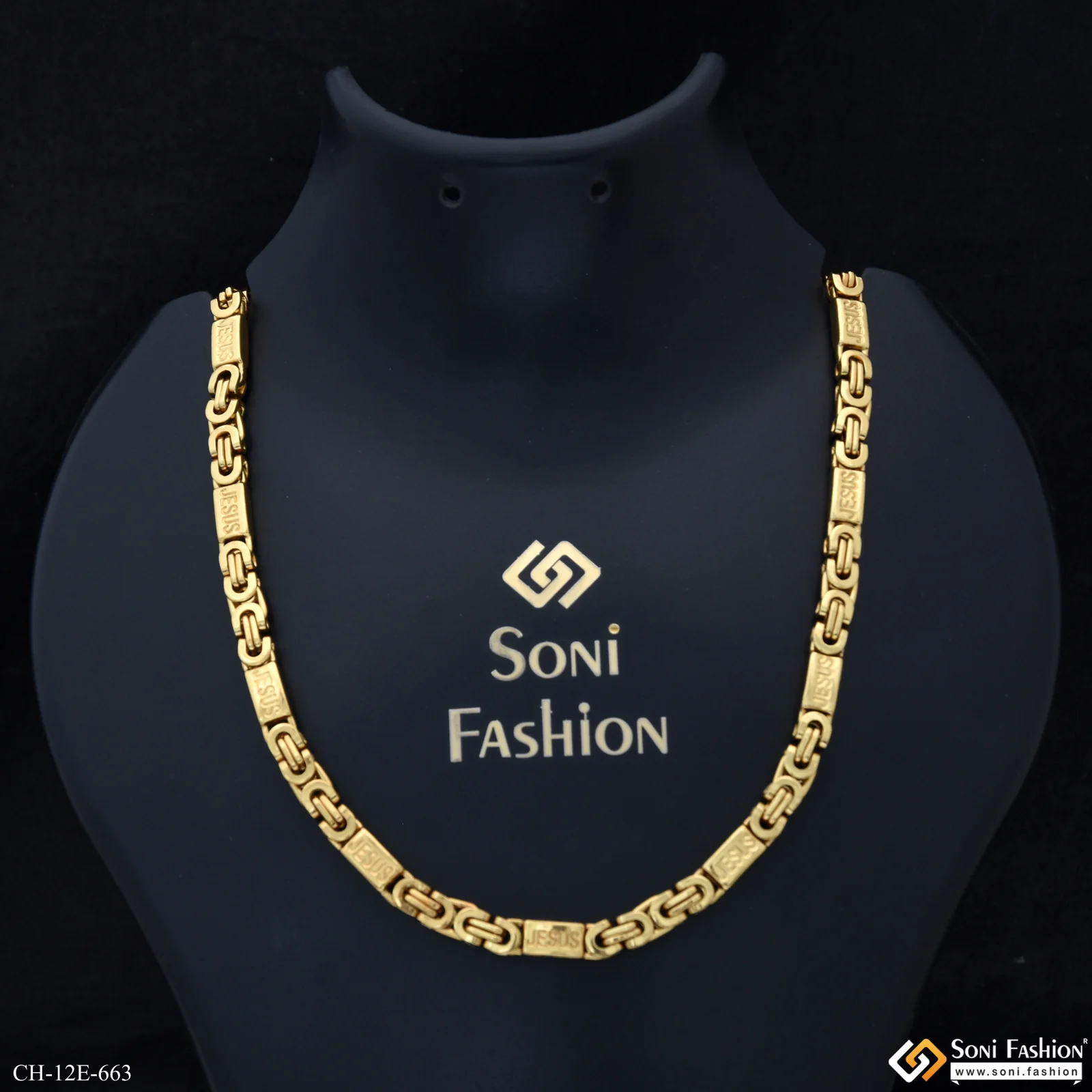Unique Design High-Quality Stainless Steel Chain for Men - Style E663